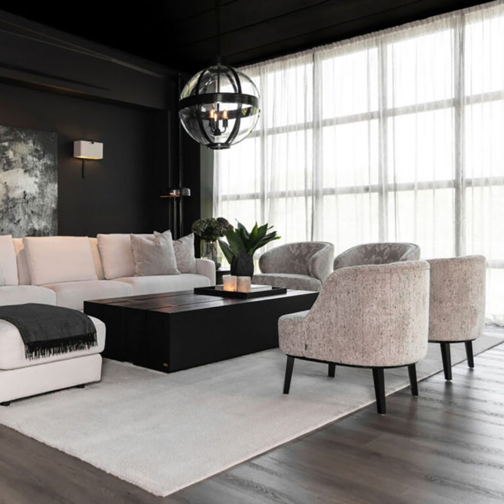 Fairfax kangasnojatuoli Alister plaid brown