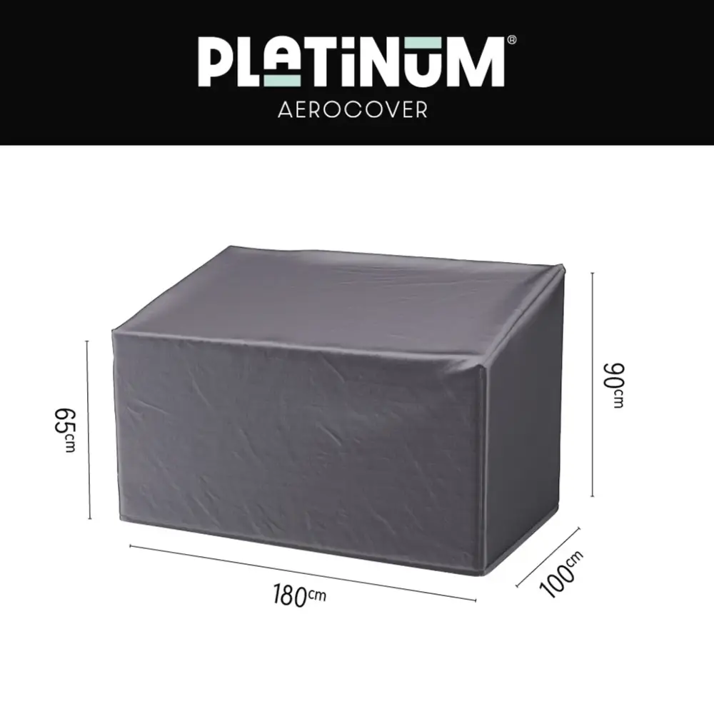 Oleskelutilan penkin päällinen HB 180x100xK65/90 Aerocover Antrasiitti