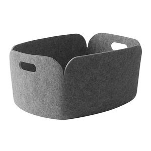 Restore-säilytyslaatikko koriin 48 x 35 cm - Grey Mélange 