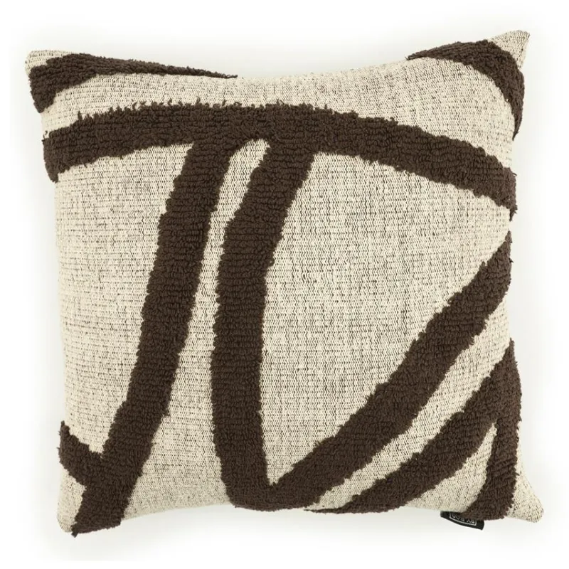 By-Boo, Pillow Majani - dark brown 45x45 cm | Alk. 29,00 €