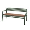 Bliss sohva, pinottava Dark green, aluminium