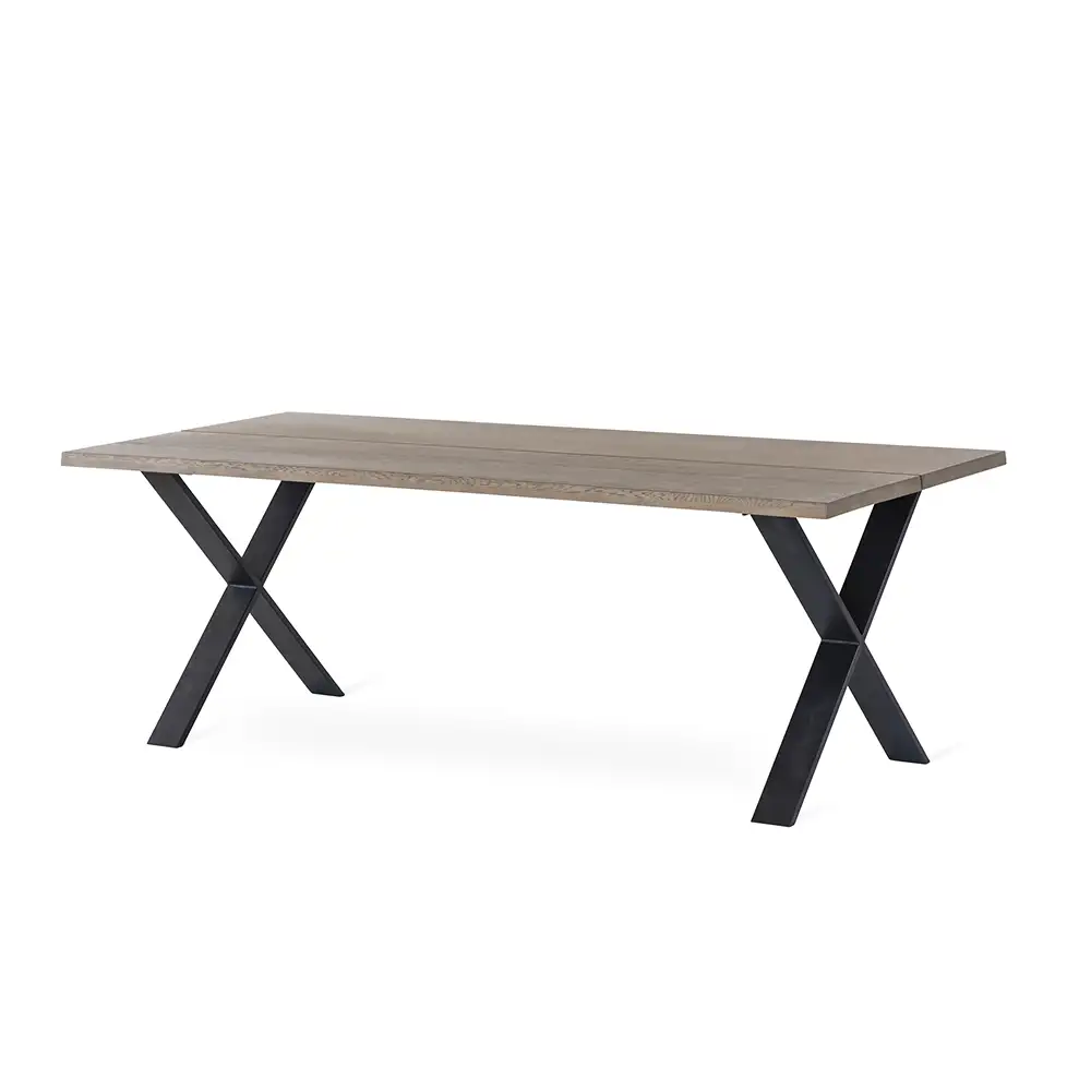 Hope ruokapöytä 210x95 cm X-jalat