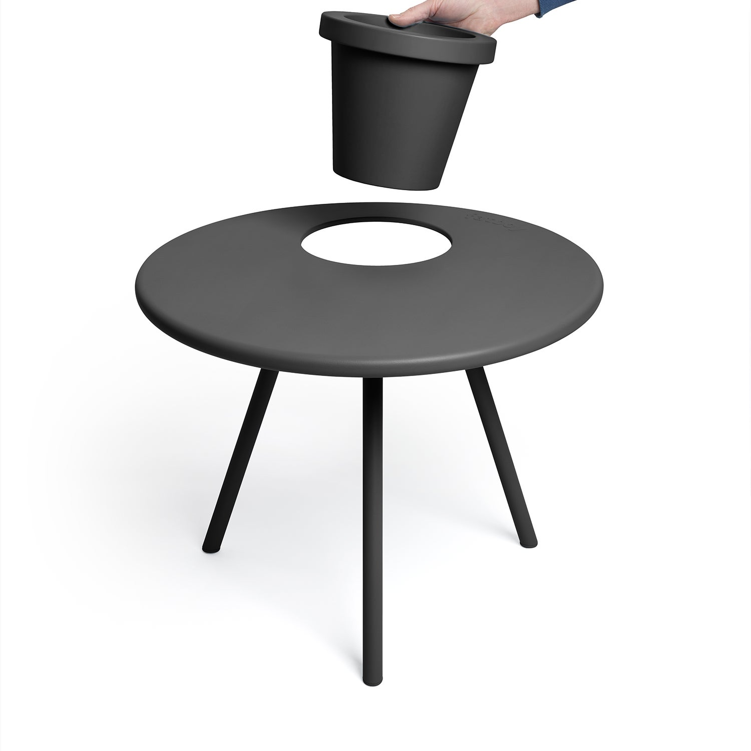 Bakkes Sivupöytä anthracite