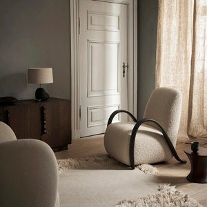 Buur Nojatuoli Nordic Bouclé - Dark St/Off-whit