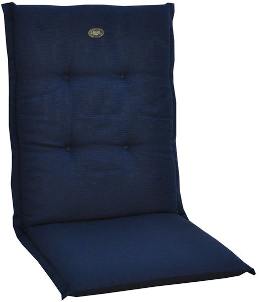 Canyon teak tuoli tyyny Low Blue rakenne