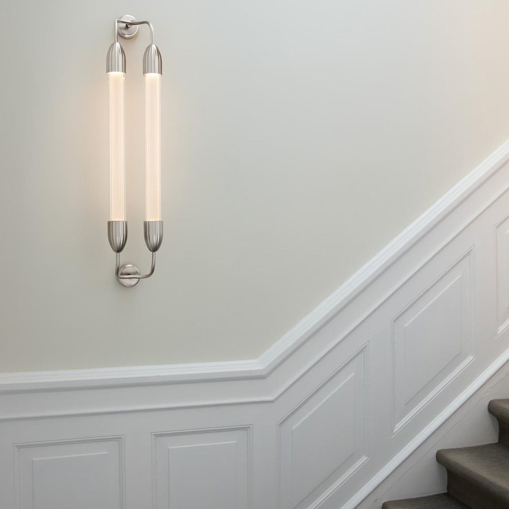 Lemon Squeeze seinävalaisin, kaksikerroksinen, 94 cm, teräs