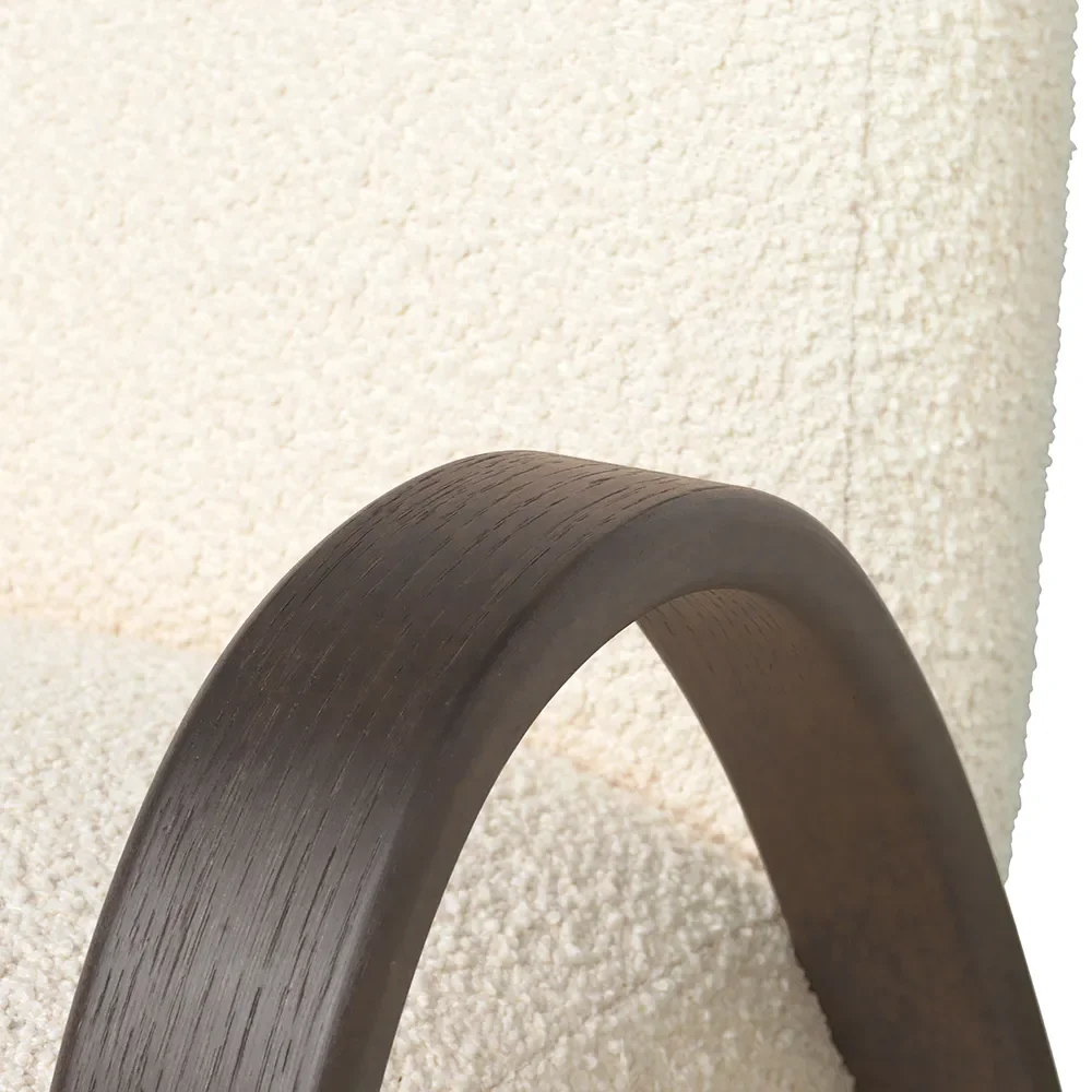 Buur Nojatuoli Nordic Bouclé - Dark St/Off-whit