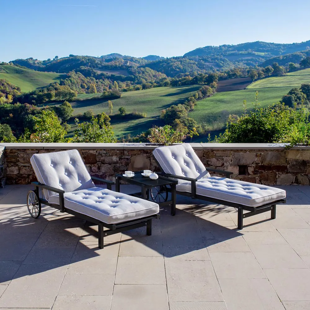 Aurinkovuotee kanssa käsinoja Alumiini musta 