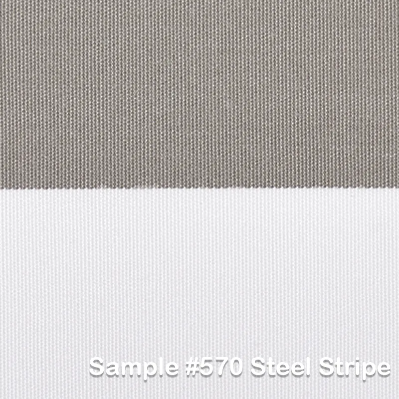 Fortano 300x300 cm aurinkovarjo alu Cat.5 570 Steel Stripe