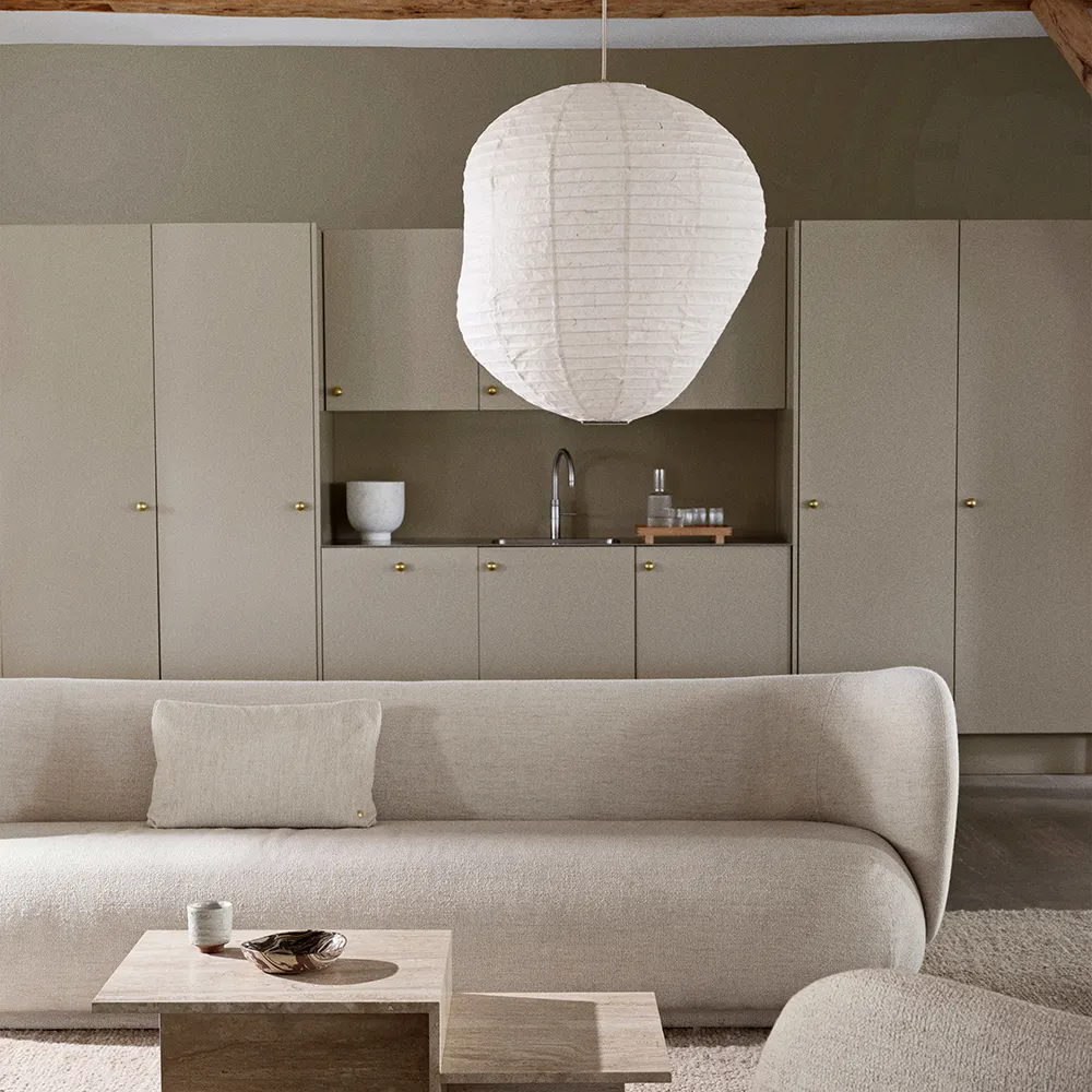 Kurbis Lampunvarjostin 80 cm Natural