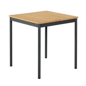 Nox Bistro pöytä 70x70 - Bambu//Anthracite