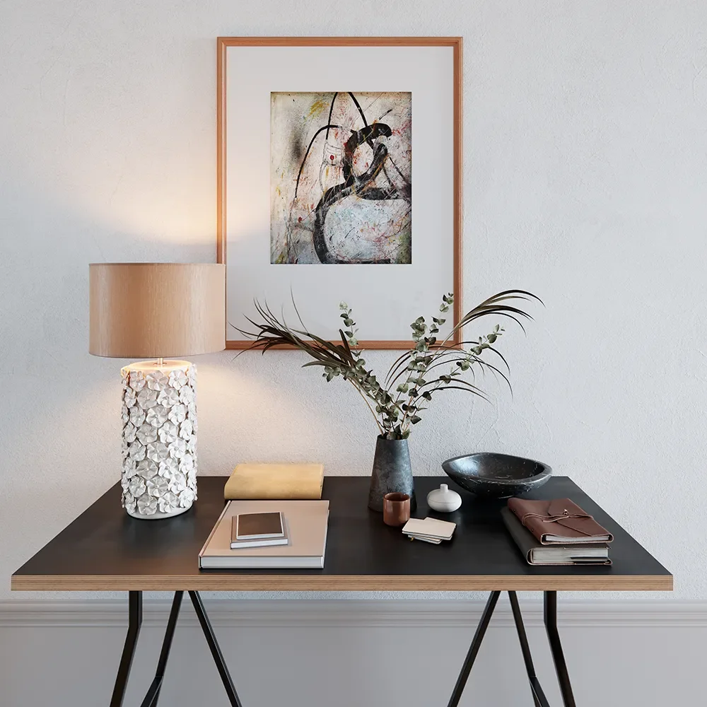 Fiore Pöytävalaisin H54cm Beige 