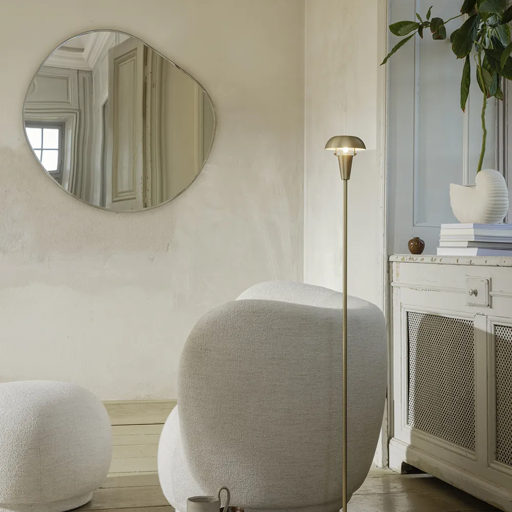 Pond Peili 87x94 cm Dark Chrome