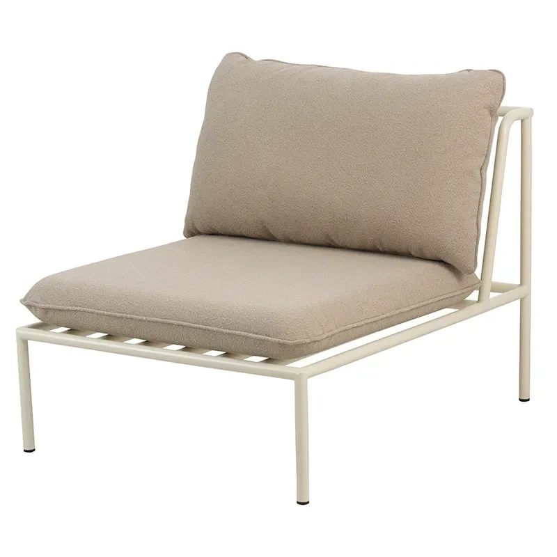 Collier Keskimmäinen osa  Pearl white / Teddy beige