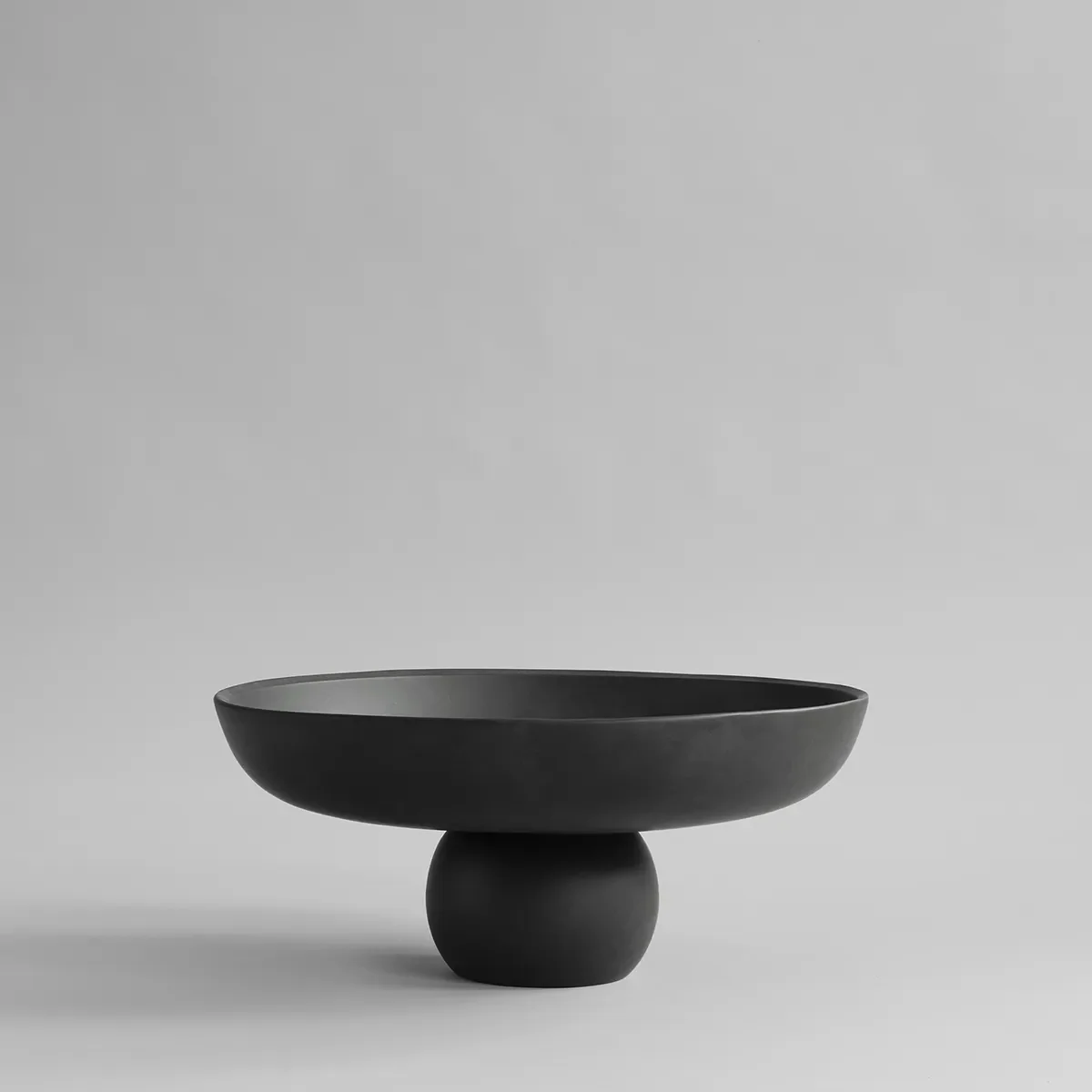Käsinmaalattu koristekulho Baburu Big Black Ø 43 cm