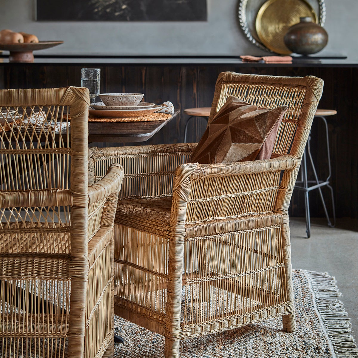  TRIBE tuoli rottinki/bambu