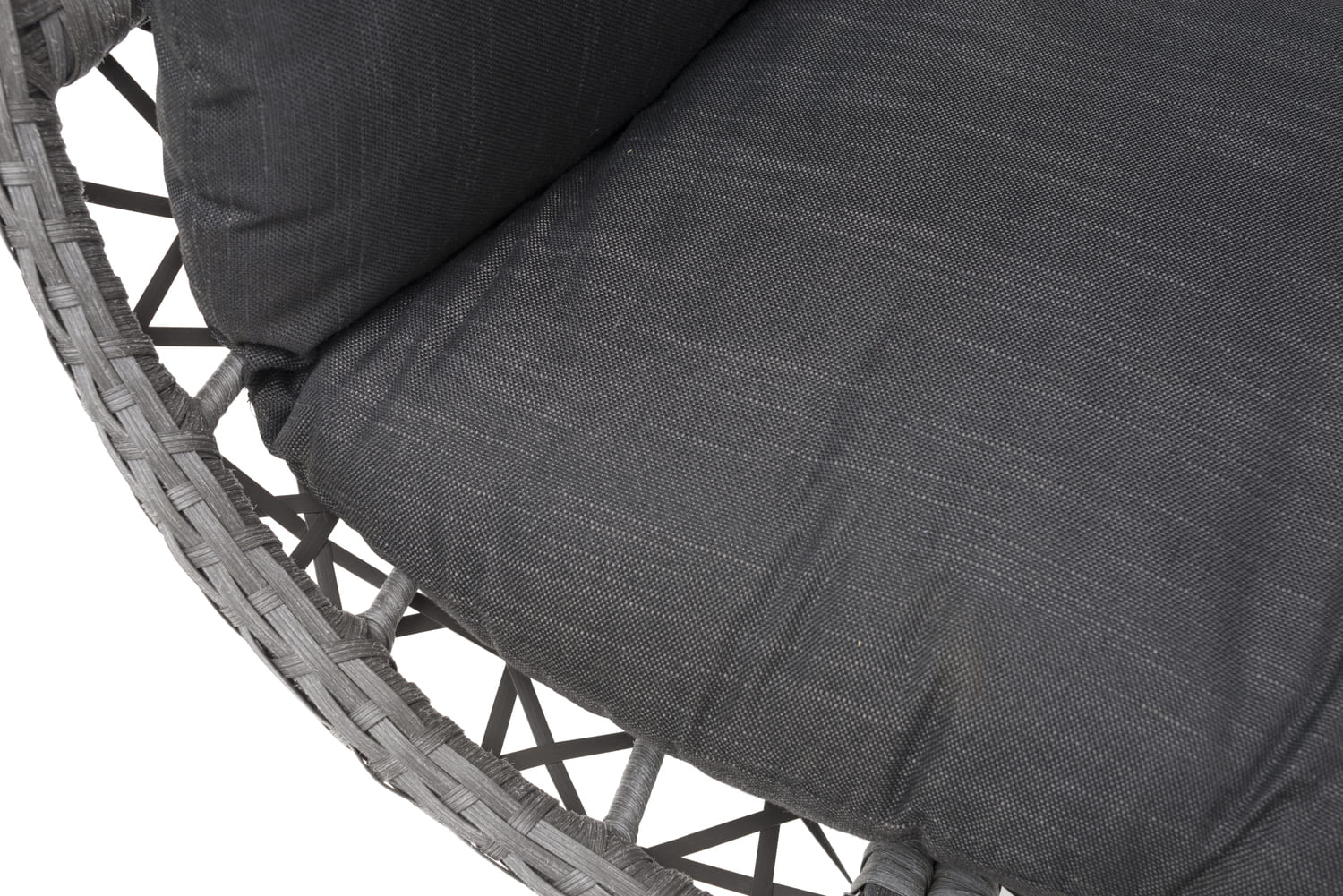 Droppen lepotuoli musta