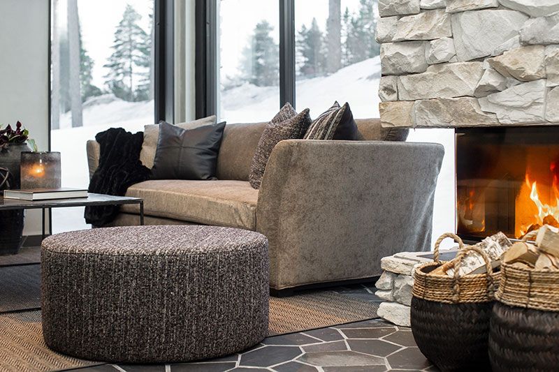 Cortina jalkarahi 60 cm Coelle Grey Artwood