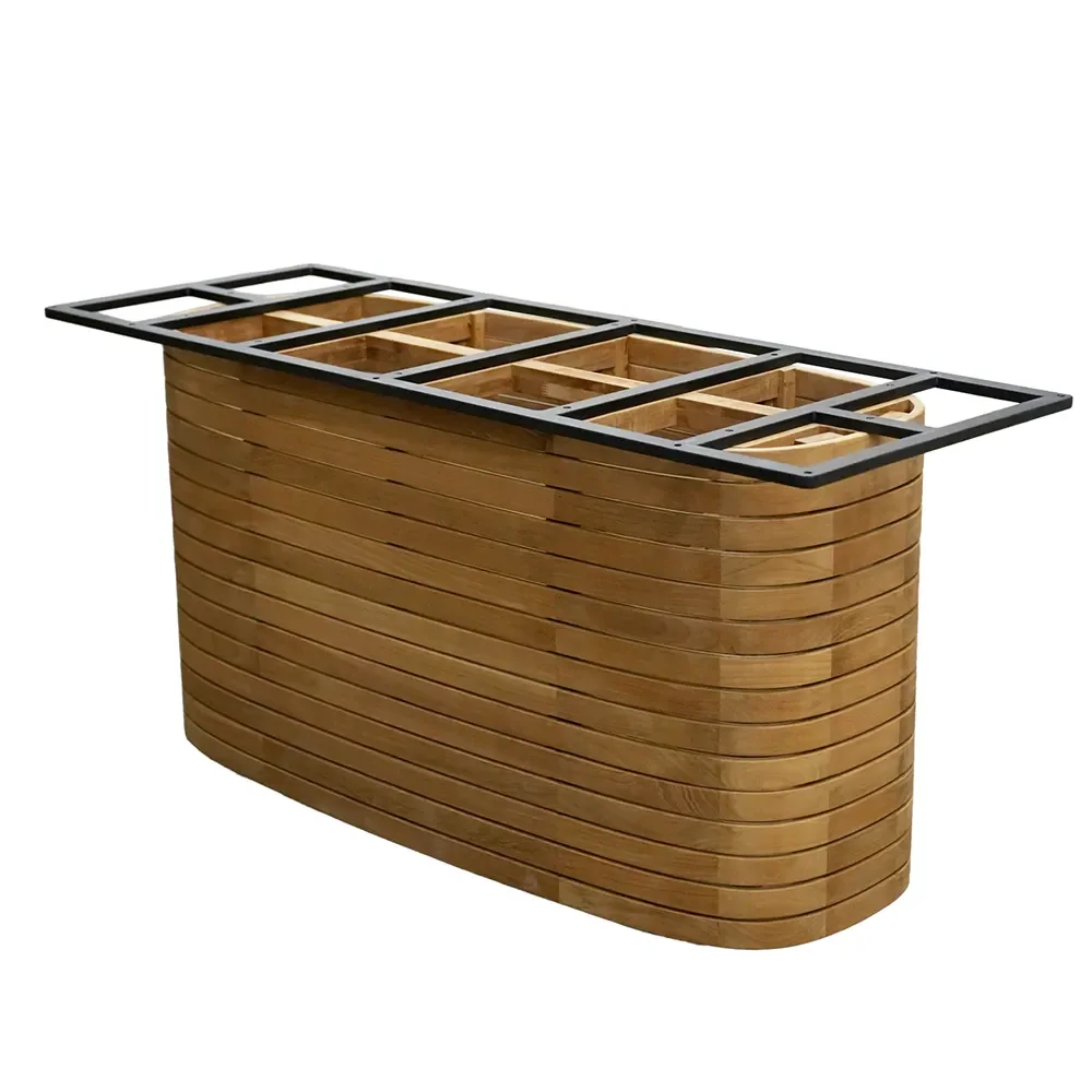 Mellow matbordrunko oval f/bordsskiva 240x130 cm & 300x130 cm Teak