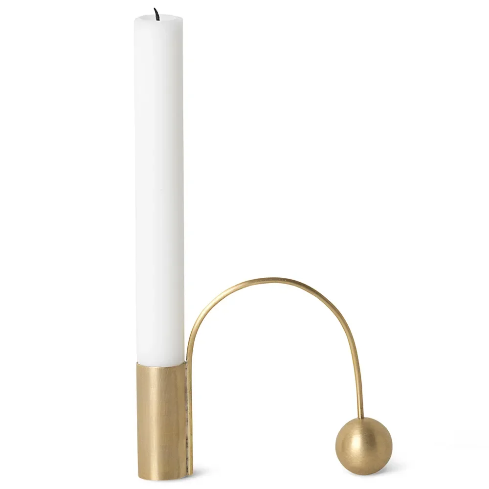 Balance Candle Holder - Brass