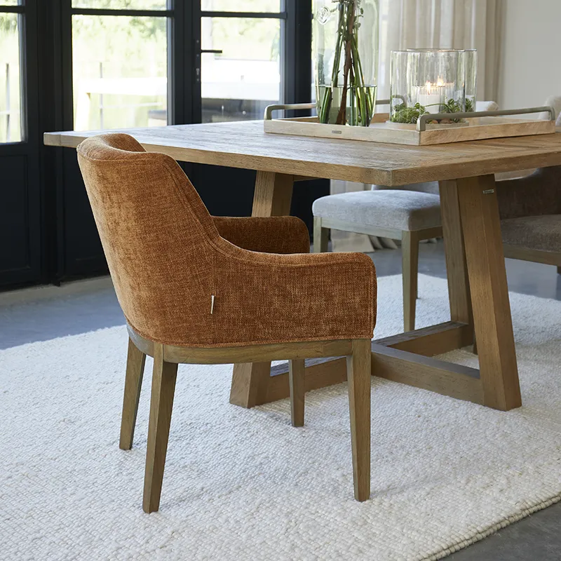 Whistler tuoli käsinojilla Maroon Brown