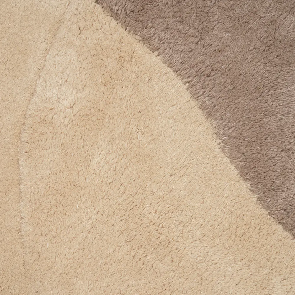  View tuftattu matto 180x180 cm - Beige