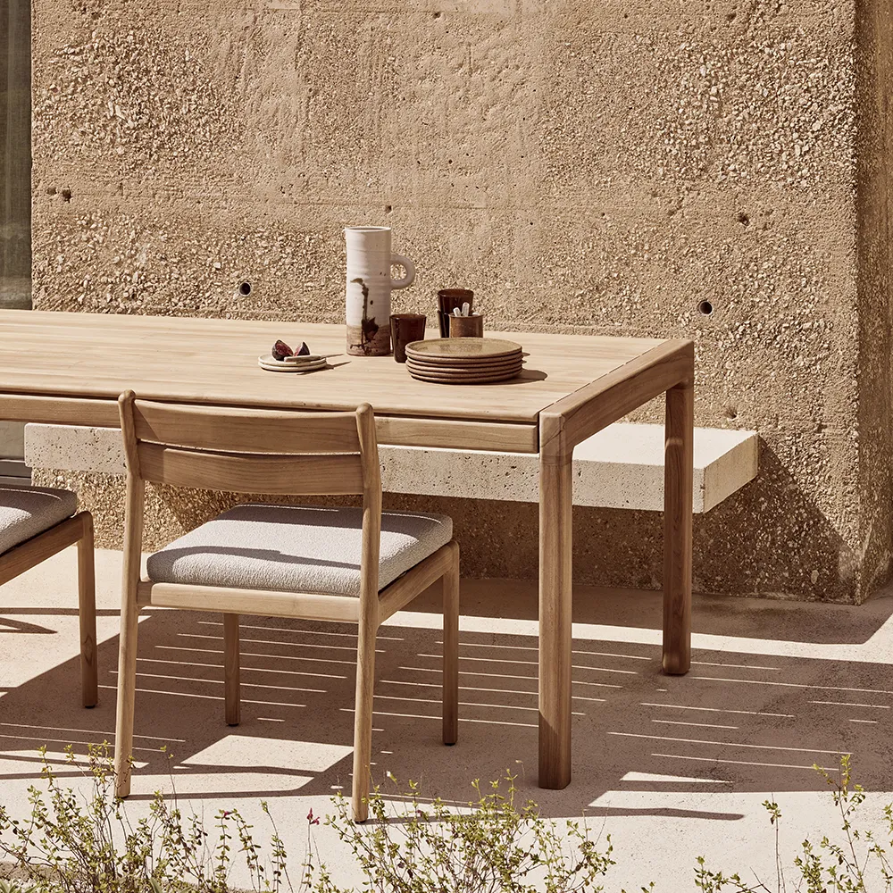 Jack Ruokailutuoli Teak/Off White