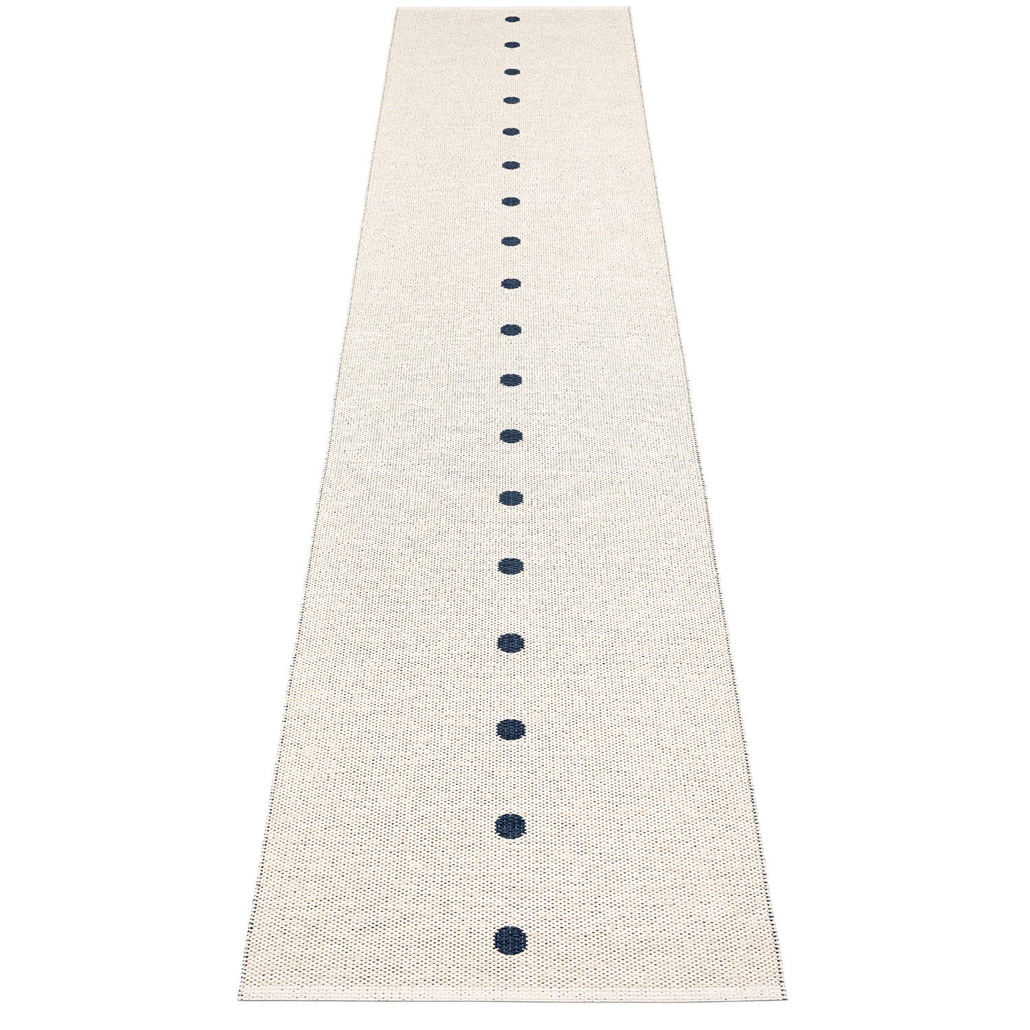 Peg matto 70x360 cm dark blue / vanilla 