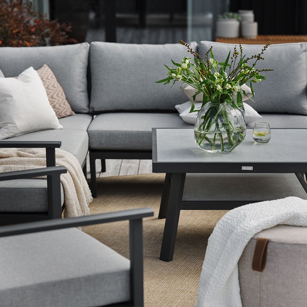 Samvaro sohvapöytä 90 x 90 antrasiitti Brafab