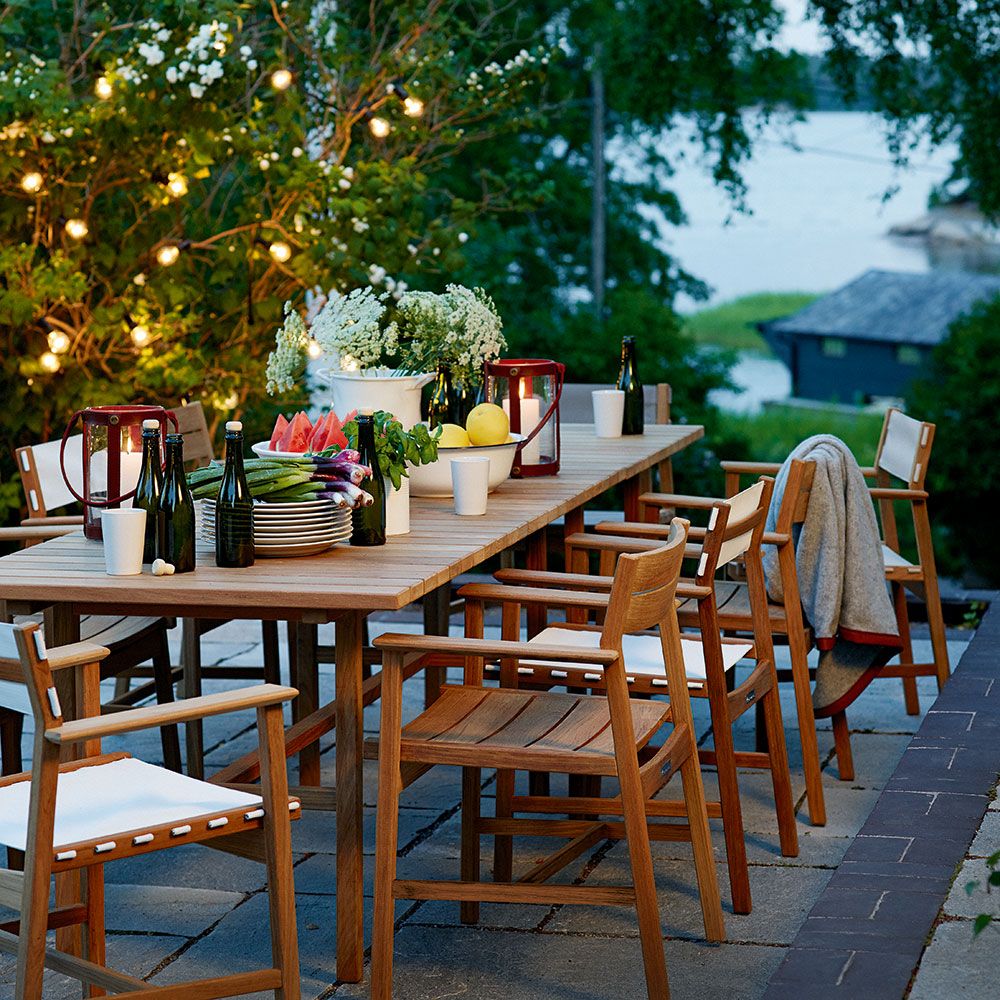 Djurö ruokailuryhmä tiikki Skargaarden 