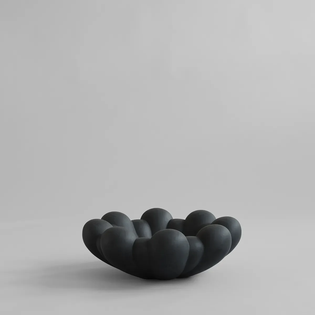 Käsintehty koristekulho Bloom Black Ø 44 cm