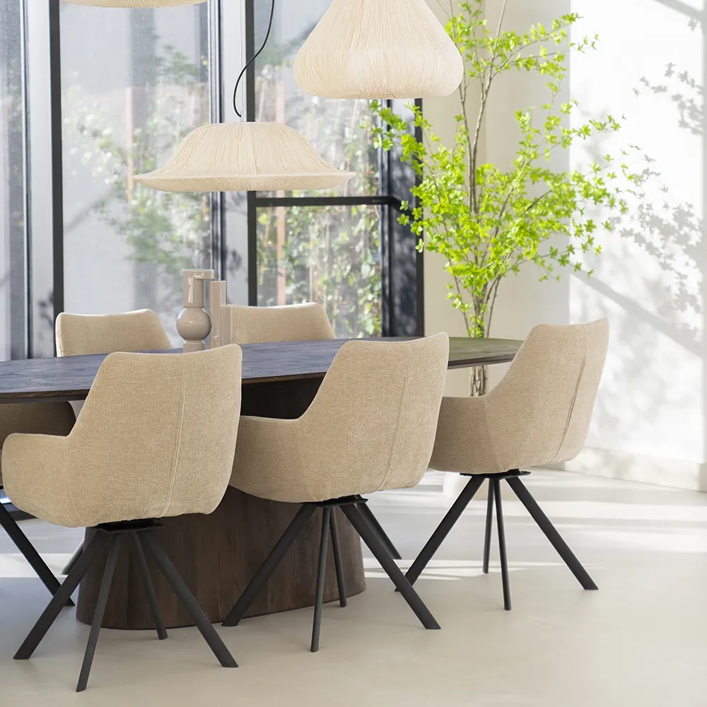 Käsinojallinen tuoli Bliss Taupe