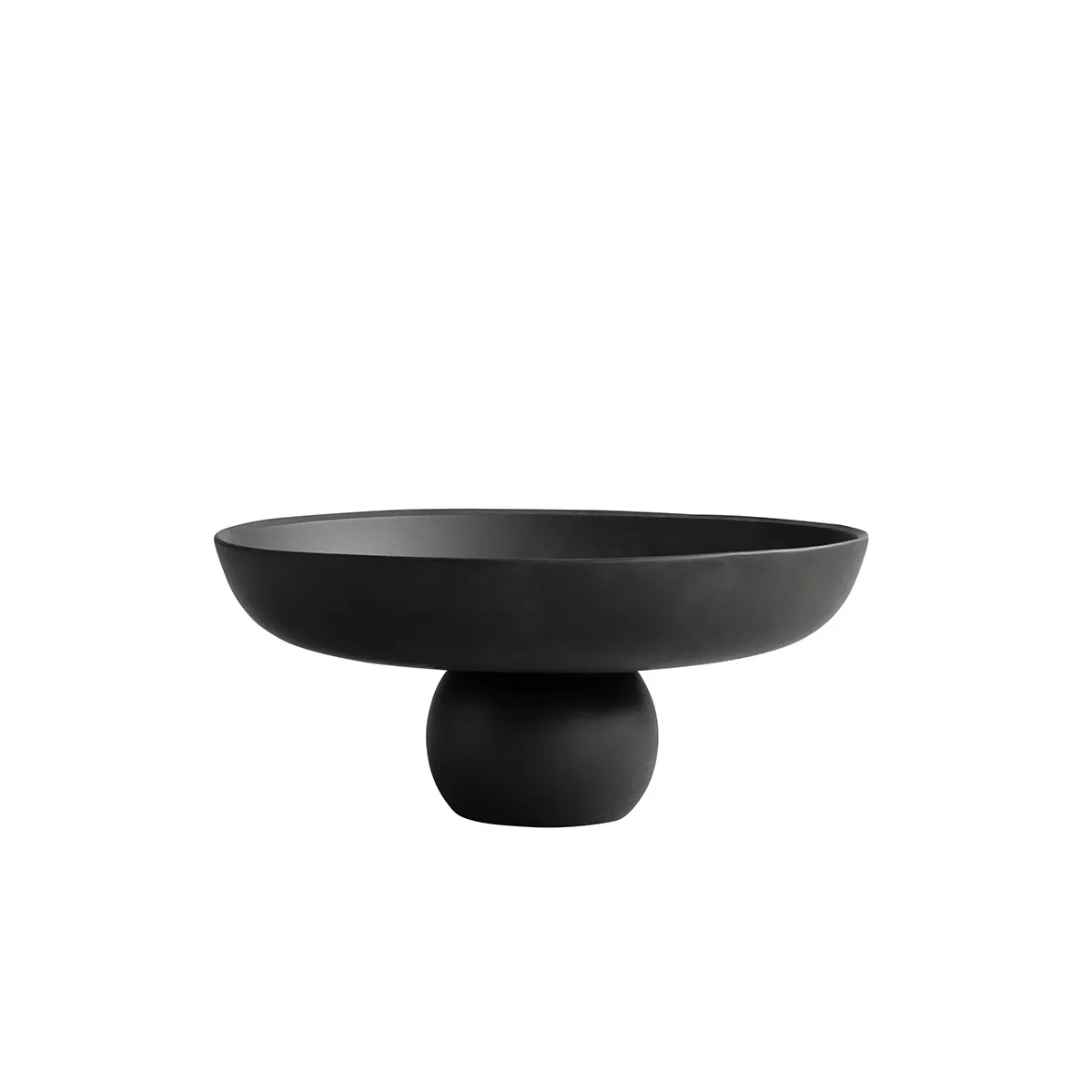Käsinmaalattu koristekulho Baburu Big Black Ø 43 cm