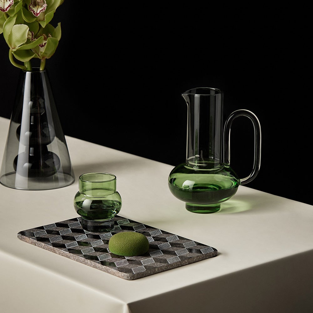  Bump Juomalasit Lyhyet Vihreät 2 Pakkaus