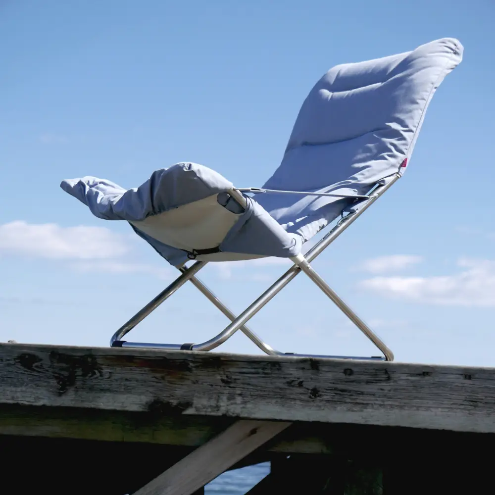 Fiesta soft aurinkotuoli light blue beige supertex