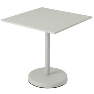 Linear Steel Bistropöytä 70x70 cm Grey 