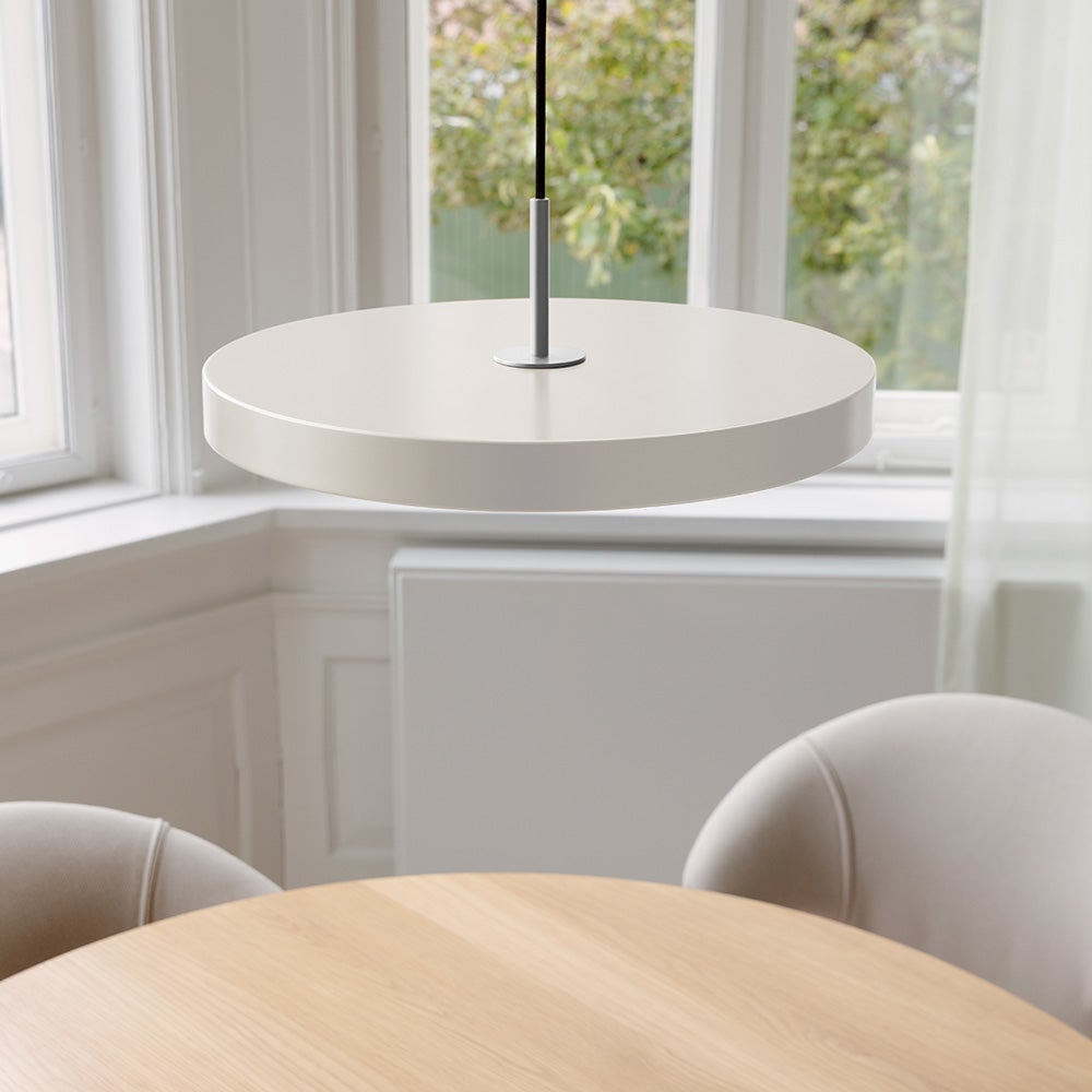 Asteria Plus Kattovalaisin keskikokoinen Ø43 cm Pearl White